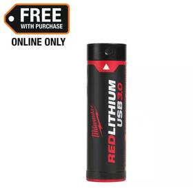 Milwaukee 313036678632 Redlithium Lithium-ion Rechargeable Usb 3.0 Ah Battery