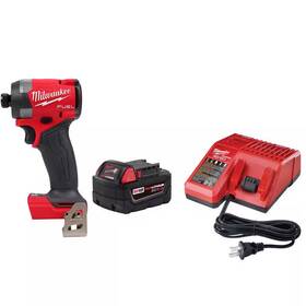 Milwaukee 313114231216 M18 18-v Lithium-ion Xc Starter Kit With One 5.0ah Battery Charger And 1/4 Inch
