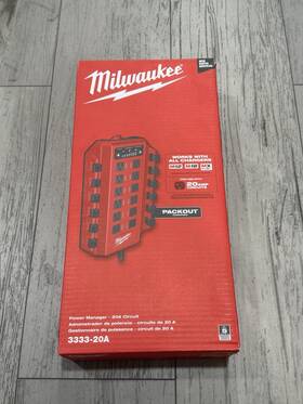 3333-20a Milwaukee 20 Amp Circuit Power Manager With Intelligent Switching