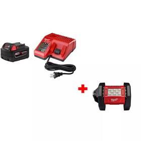 Milwaukee 445007465408 M18 18-volt Lithium-ion Cordless 5.0ah Starter Kit With