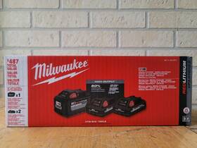 48-11-1812p3 Milwaukee Battery Kit Redlithium High Output Hd12.0 And Cp3.0 48-11-1812p3 Milwaukee Battery Kit Redlithium High Output Hd12.0 And Cp3.0