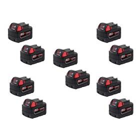 48-11-1852-10x Milwaukee M18 18v Lithium-ion Xc Extended Capacity Battery Pack 5.0ah 10-pack