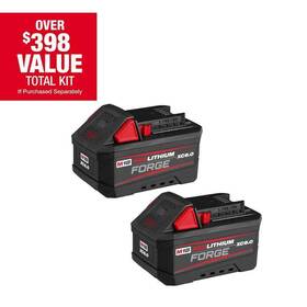 48-11-1861p Milwaukee M18 18v 6.0 Ah Lithium-ion Redlithium Forge Battery 2-pack
