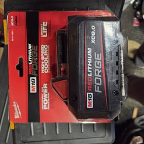 Milwaukee 48-11-188 M18 Redlithium Forge Xc8.0 F Battery Pack - Black 48-11-1881