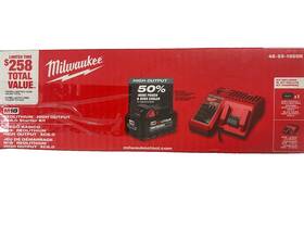 48-59-1865h Milwaukee Redlithum High Output Xc6.0 Starter Kit M18