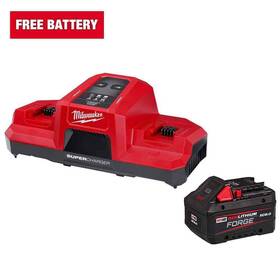48-59-1881sc Milwaukee M18 18v Lithium-ion Redlithium Forge 8.0 Ah Battery Pack With Dual Bay