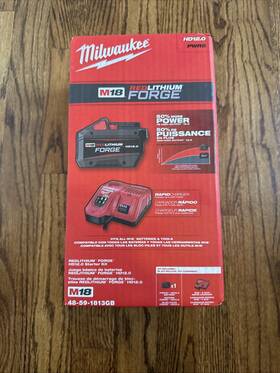 Milwaukee 6143408 M18 Forge Redlithium Hd12.0 Starter Kit 48-59-1813gb