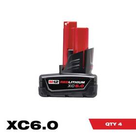 Milwaukee 845242000018 M12 12-volt Lithium-ion Xc Extended Capacity Battery Pack 6.0ah