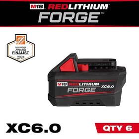 Milwaukee 882346288669 M18 18v Lithium-ion Redlithium Forge 6.0 Ah Battery Pack 6-pack