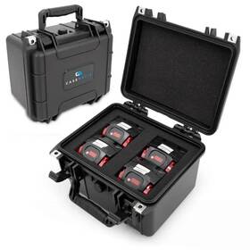 Milwaukee Cases Rmr10pro-graded-drills-custom Drill Battery Case For 4 M18 Packs Drills And Tools Hard Tool