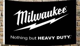 Milwaukee Fd084 New Sealed Flags Red/white And Black/white Set 3x5