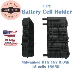 Jyx-aa-002-02 Milwaukee M18 V18 9.0ah Replacement Battery Cell Holder Only 15 Cells 18650