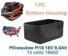 Jyx-aa-002-03 Milwaukee Replacement Bottom Housing Only For M18 18v 9.0ah Case Diy Repair Kit