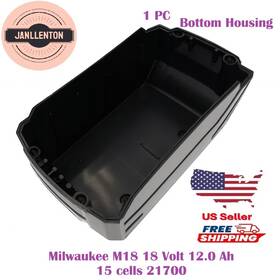 Jyx-aa-005-03 Milwaukee M18 V18 12.0ah 15 Cells 21700 Replacement Battery Case Upper Cap Only