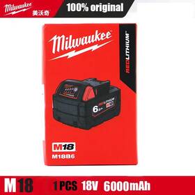 M18-fb6 Milwaukee M18 18v 6000mah Lithium Battery M18b6 M18b5 Rechargeable Pack