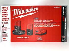 48-59-2452 Milwaukee Tools M12 12v 5.0ah 2.5ah Battery Charger Kit Wmp005728 48-59-2452 Milwaukee Tools M12 12v 5.0ah 2.5ah Battery Charger Kit Wmp005728