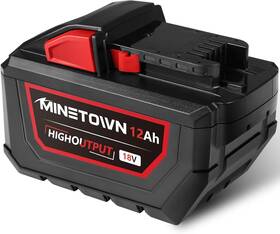 Minetown M18/12ah 18v 12ah Lithium Battery For Milwaukee M18 Tools And Charger Replacement Pack Minetown M18/12ah 18v 12ah Lithium Battery For Milwaukee M18 Tools And Charger Replacement Pack