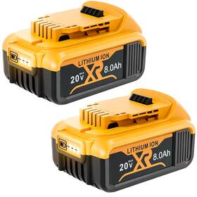Mt-d2 Mtesbonnie 8.0ah Lithium-ion Battery Replacement For Dewalt 20v Max Lithium Ion