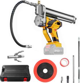 Hq-20 Naokev Lithium Battery Grease Gun Cordless Suitable For Dewalt 20v Max No Batt