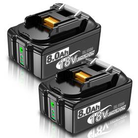 Lb1830 Nonbliep 2pack 8.0ah Replacement Makita 18v Battery Compatible Cordless Tools