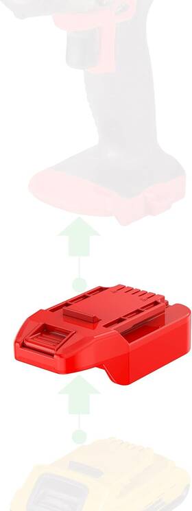Novaquantic Dew-bau20 Adapter Upgrade For Bauer 20v Cordless Tools - Compatible With Dewalt Max Li