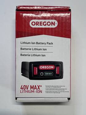 Oregon 610076 B426 40v Max Lithium Ion Battery Pack 2.6ah New Open Box Tested
