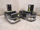 P-191 Ryobi Two Lithium Ion Batteries P-191 Ryobi Two Lithium Ion Batteries