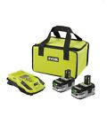 P165 Ryobi Volt One Battery Starter Kit Batteries
