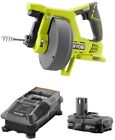 P4001k Ryobi Cordless Drain Auger Kit Cable Clamp Lock 0033287176106