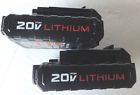 Pcc681l-2 Pack Genuine Porter Cable Volt Max Lithium Battery Oem Original