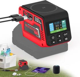 Plantpalgear 313026568592 300w Power Voltage Regulator Compatible With Milwaukee 18v Battery 2v-30v Volta