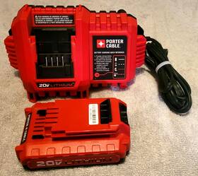 Bec13br419892 Porter-cable 20v Max Lithium Battery And Charger 1.5ah - Tested Excellent