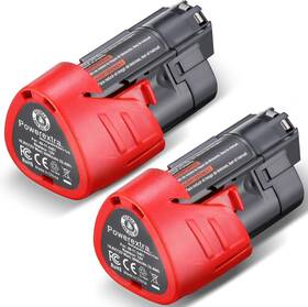 Powerextra 313100526579 2 Pack 12v 3000mah Lithium-ion Replacement Battery Compatible With Mi