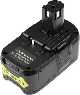 Powerost 799460553620 18v Battery For Ryobi One 18 Volt 6ah Lithium-ion Replacement R