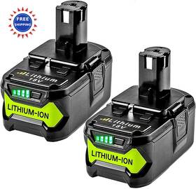 Powtree 768553858713 2 P108 8.0ah Battery Ryobi 18v Replacement Cordless P102 P103 P104 P105 P107