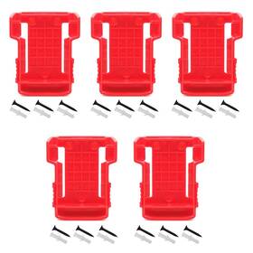 Qinizx Nb18shell-5p 5packs Stealth Battery Mounts Hanger Holder For Milwaukee M18 18v Tool Batter