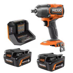 Ridgid 313105388325 18v Starter Kit With 2 4.0 Ah Max Output Batteries And Charger Brushless Mi Ridgid 313105388325 18v Starter Kit With 2 4.0 Ah Max Output Batteries And Charger Brushless Mi