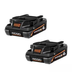 Ridgid 445032421455 18v 4.0 Ah Max Output Exp Lithium-ion Battery 2-pack