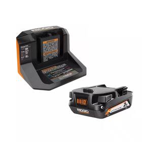 Ridgid 726084909366 18v Lithium-ion 2.0 Ah Battery Starter Kit