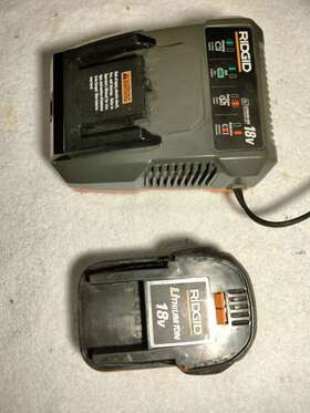 86092 Ridgid Used 18v Battery Charger And