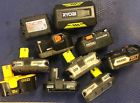 Ridgid Lot Of Non Tested Ryobi Milwaukee Batteries As Is