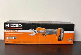 R01301k Ridgid Pruner With 2.0-amp Battery Charger 18v Brushless Cordless