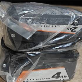 Tm25064db40541 Ridgid 18v Lithium-ion 2ah And 4ah Power Tool Batteries Black