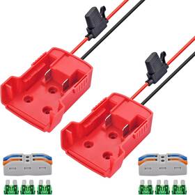 Runbod 313043910947 2 Packs Power Whee-l Adapter Compatible With Milwaukee Battery 18v Powe