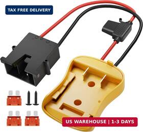 Rvboatpat 742404313651 Power Wheel Adapter Compatible With Dewalt 20v Battery Wire Harness Co