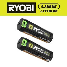 Ryobi 033287220519 Usb Lithium 3.0 Ah Lithium-ion Rechargeable Battery 2-pack
