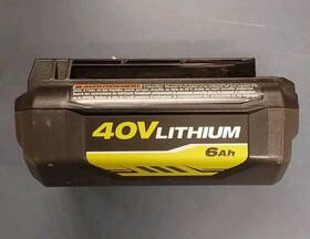 0p40601 Ryobi Great Condition Genuine Battery 40v 6ah For All Tools