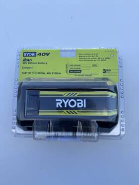 1003-966-407 Ryobi 2 Ah 40v Lithium Battery Oem Sealed Package