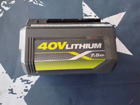 130612012dg9 Ryobi 40-volt 7.5 Ah High Capacity Lithium-ion Battery