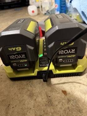 13061201309 Ryobi 40v 6ah Lithium-ion Green Battery And Charger Set Technology